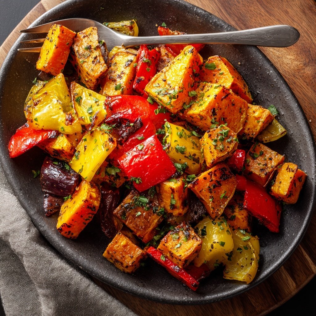 Ofen Süßkartoffeln Mit Paprika