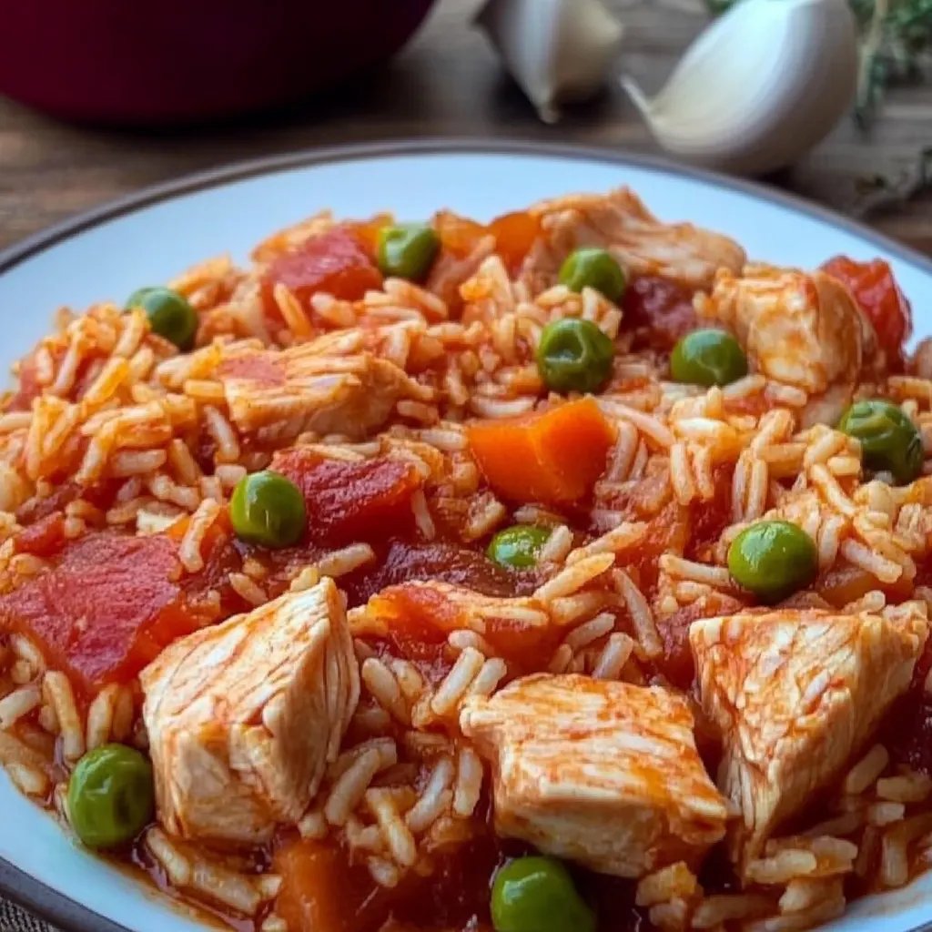 Serbisches Reisfleisch mit Hähnchen