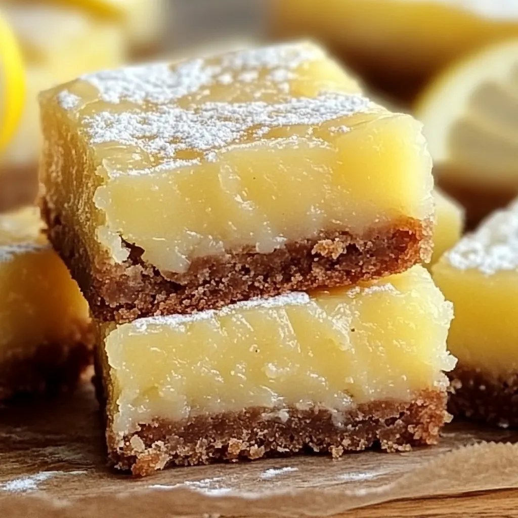 Lemon Brownie Bars
