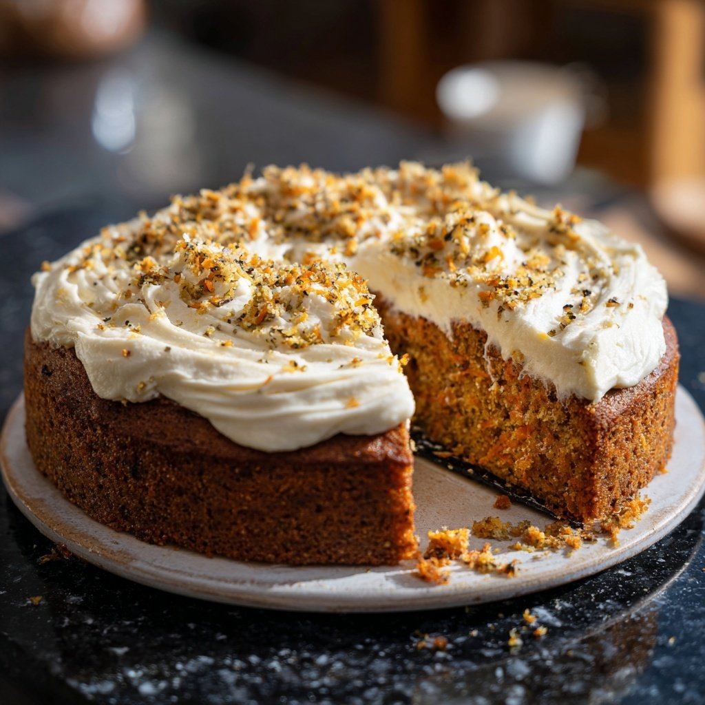 Karottenkuchen Mit Orangen Saft