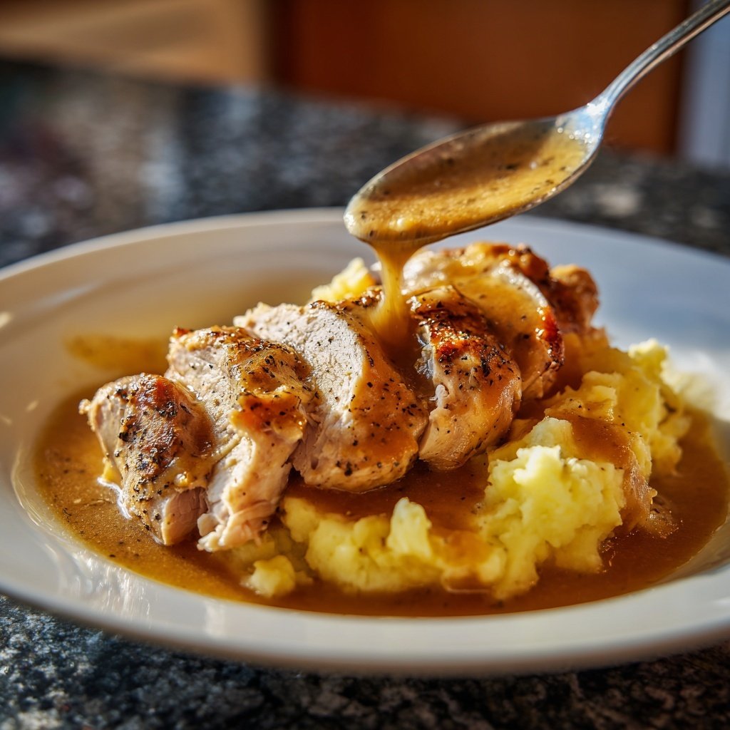 Hausmannskost Cremiges Hähnchen mit Kartoffelpüree