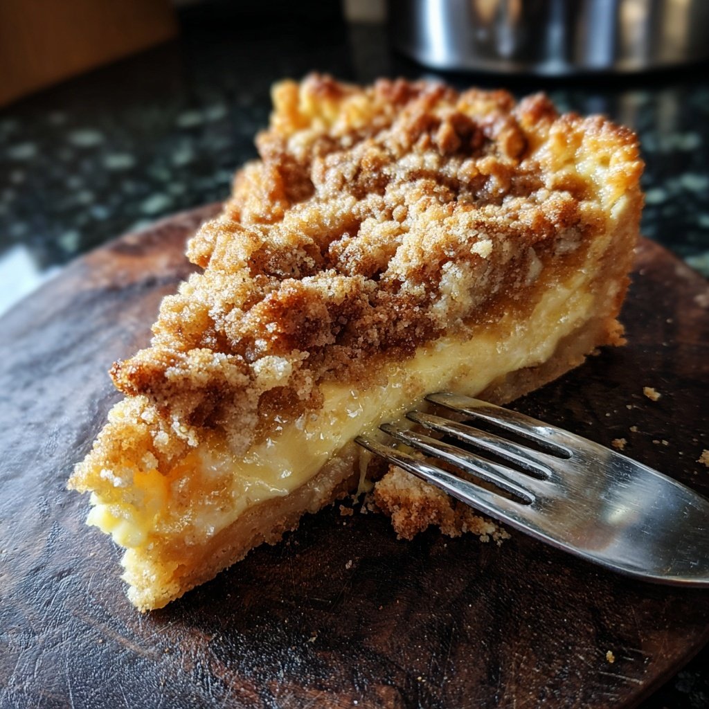 Streuselkuchen mit Pudding