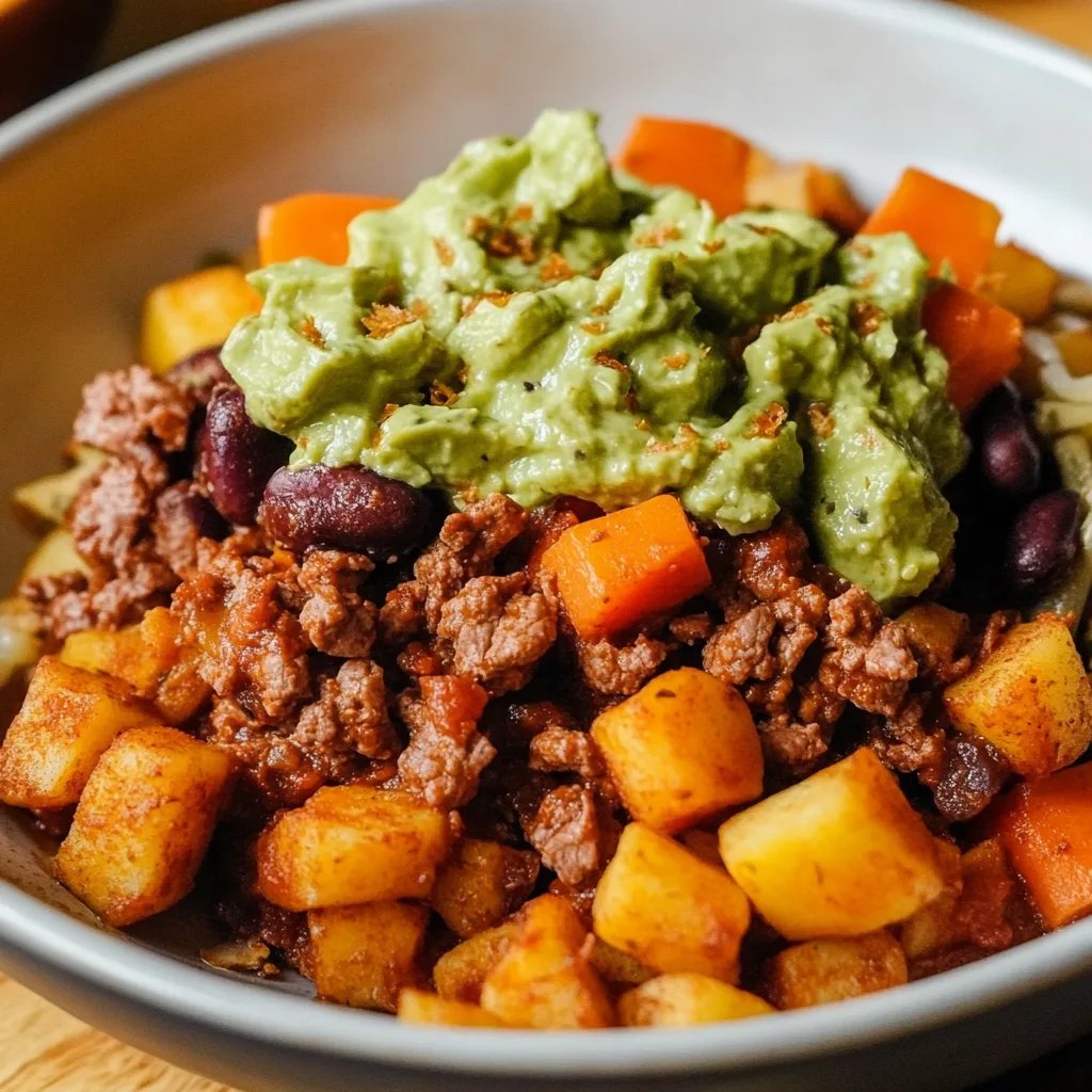 Süßkartoffel Bowl mexikanischer Art